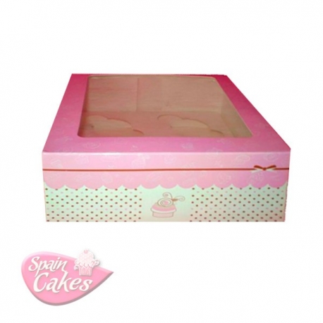 caja para cupcakes